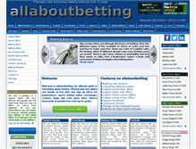 Tablet Screenshot of allaboutbetting.co.uk